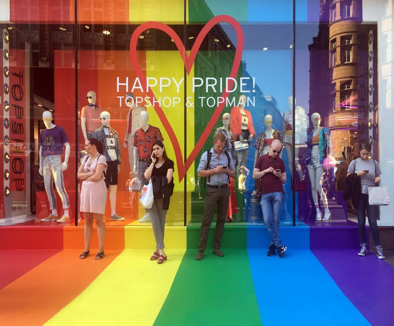 Pride at Topshop Oxford Street - The Graphical Tree