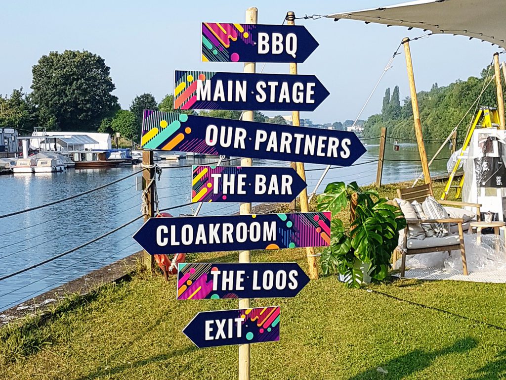 K in the Park Event Signage Case Study - The Graphical Tree