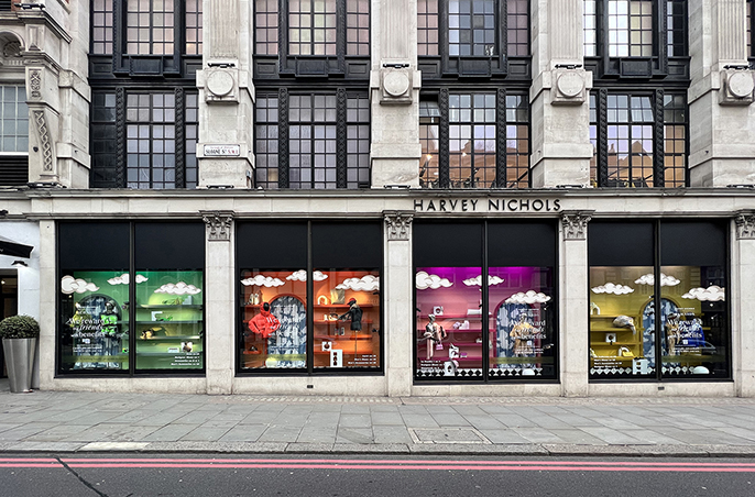 Iconic Window Displays for Harvey Nichols Reward Campaign