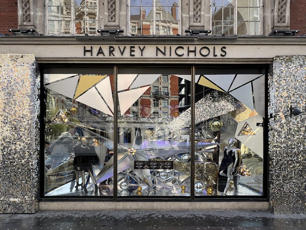 Christmas Window Display For Harvey Nichols